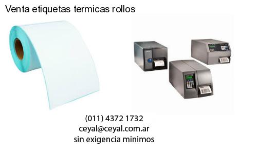 Venta etiquetas termicas rollos