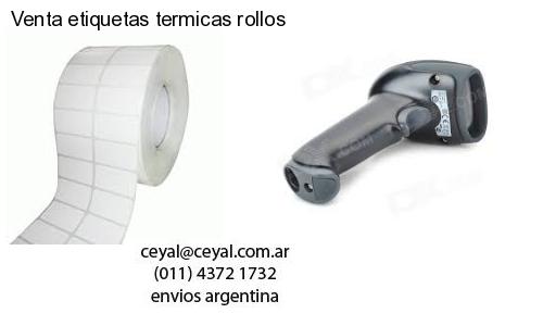 Venta etiquetas termicas rollos