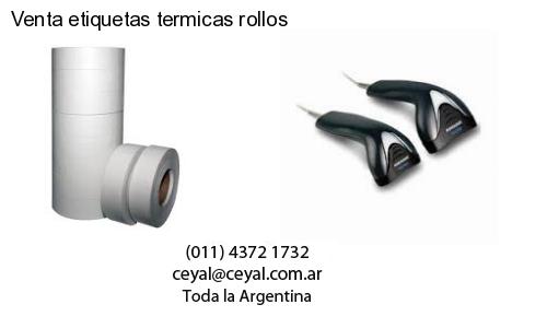 Venta etiquetas termicas rollos