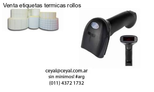 Venta etiquetas termicas rollos