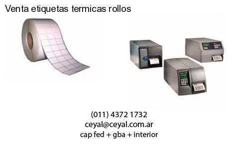 Venta etiquetas termicas rollos