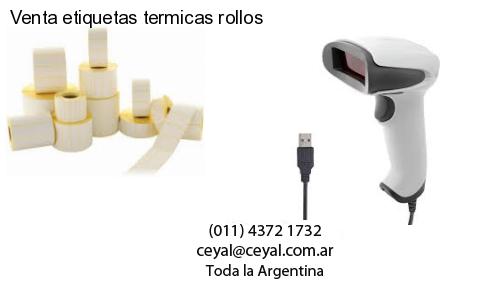 Venta etiquetas termicas rollos