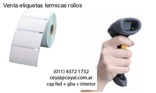 Venta etiquetas termicas rollos