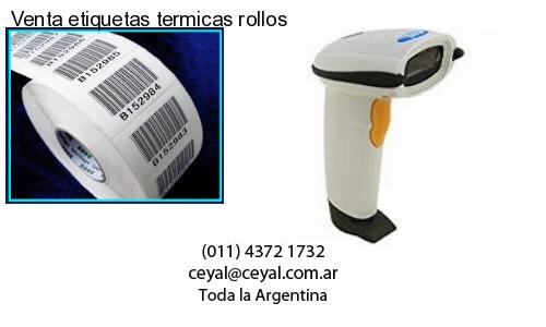 Venta etiquetas termicas rollos