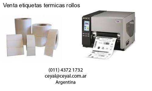 Venta etiquetas termicas rollos