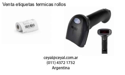 Venta etiquetas termicas rollos