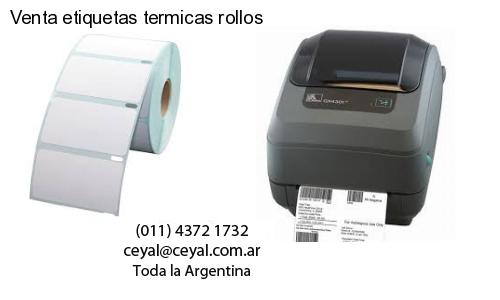 Venta etiquetas termicas rollos