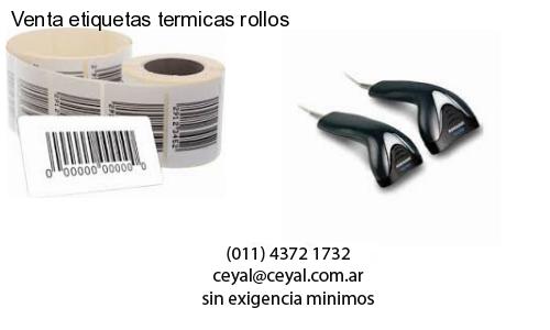 Venta etiquetas termicas rollos