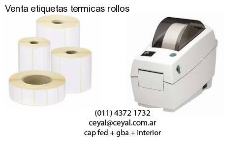 Venta etiquetas termicas rollos