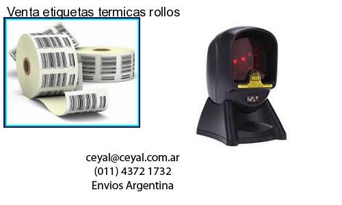 Venta etiquetas termicas rollos