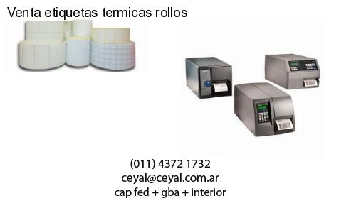 Venta etiquetas termicas rollos