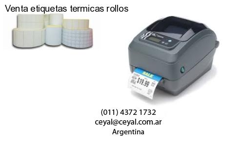 Venta etiquetas termicas rollos