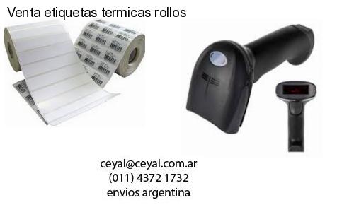 Venta etiquetas termicas rollos