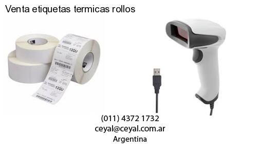 Venta etiquetas termicas rollos