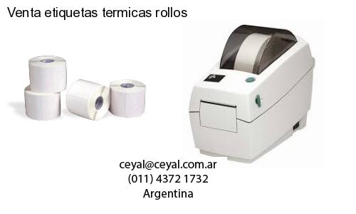 Venta etiquetas termicas rollos