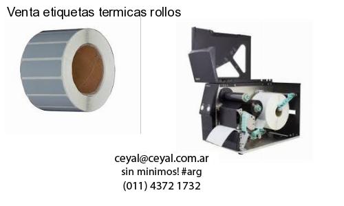 Venta etiquetas termicas rollos
