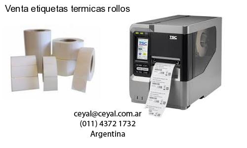 Venta etiquetas termicas rollos