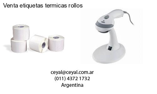 Venta etiquetas termicas rollos