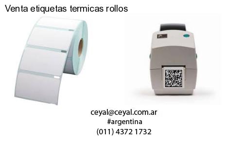Venta etiquetas termicas rollos