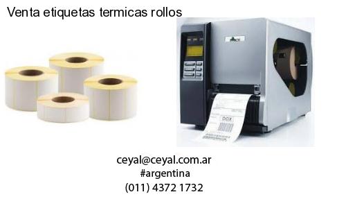 Venta etiquetas termicas rollos