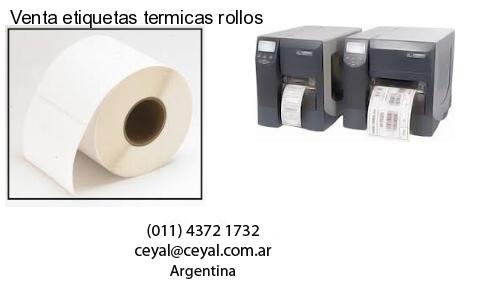 Venta etiquetas termicas rollos