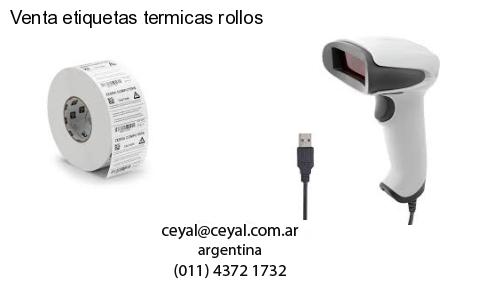 Venta etiquetas termicas rollos