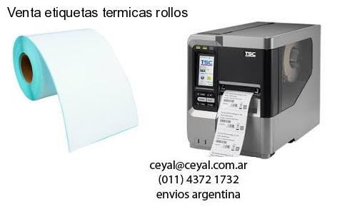 Venta etiquetas termicas rollos