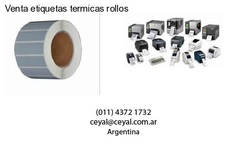 Venta etiquetas termicas rollos