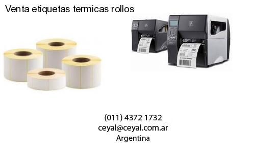 Venta etiquetas termicas rollos