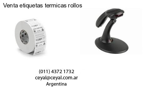 Venta etiquetas termicas rollos