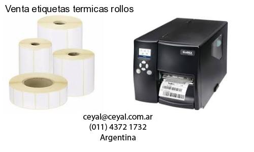 Venta etiquetas termicas rollos