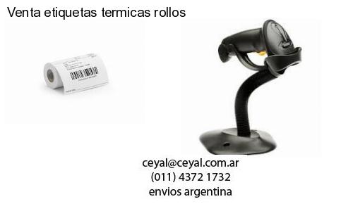 Venta etiquetas termicas rollos