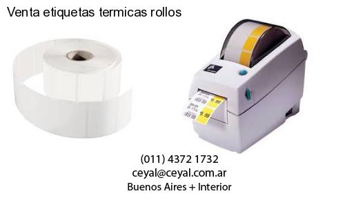 Venta etiquetas termicas rollos