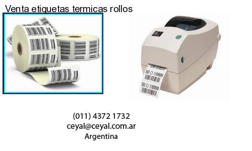 Venta etiquetas termicas rollos