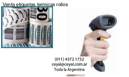 Venta etiquetas termicas rollos