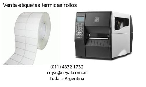 Venta etiquetas termicas rollos