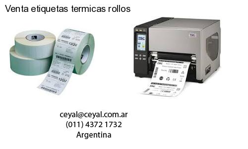 Venta etiquetas termicas rollos