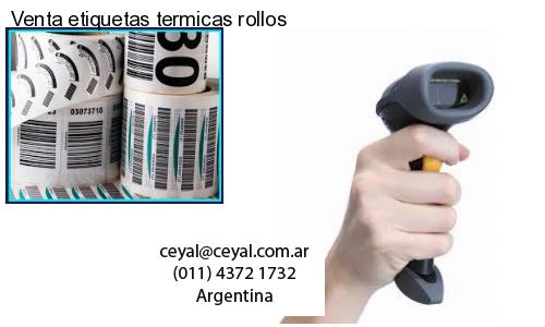 Venta etiquetas termicas rollos