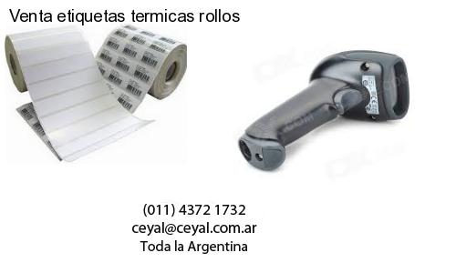 Venta etiquetas termicas rollos