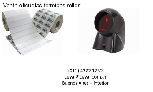 Venta etiquetas termicas rollos