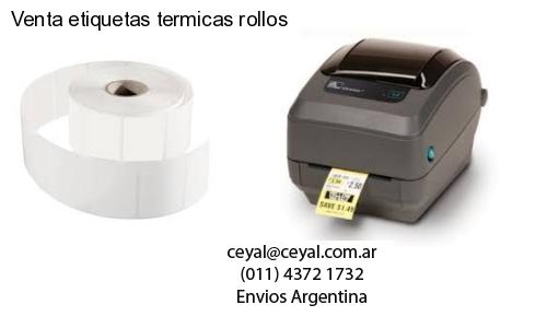 Venta etiquetas termicas rollos
