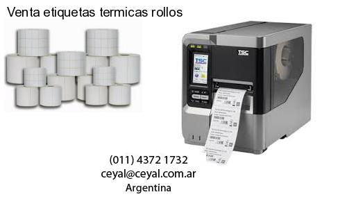 Venta etiquetas termicas rollos