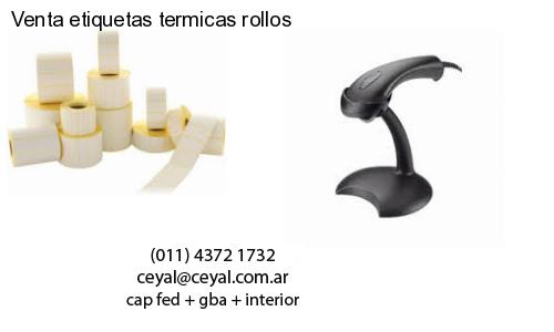 Venta etiquetas termicas rollos