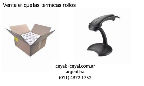 Venta etiquetas termicas rollos