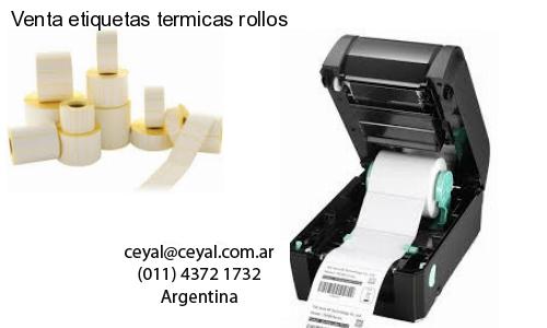 Venta etiquetas termicas rollos