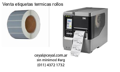 Venta etiquetas termicas rollos