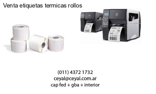 Venta etiquetas termicas rollos