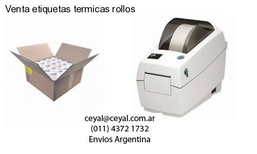 Venta etiquetas termicas rollos