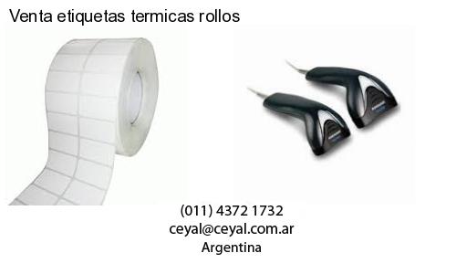Venta etiquetas termicas rollos