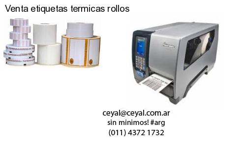 Venta etiquetas termicas rollos